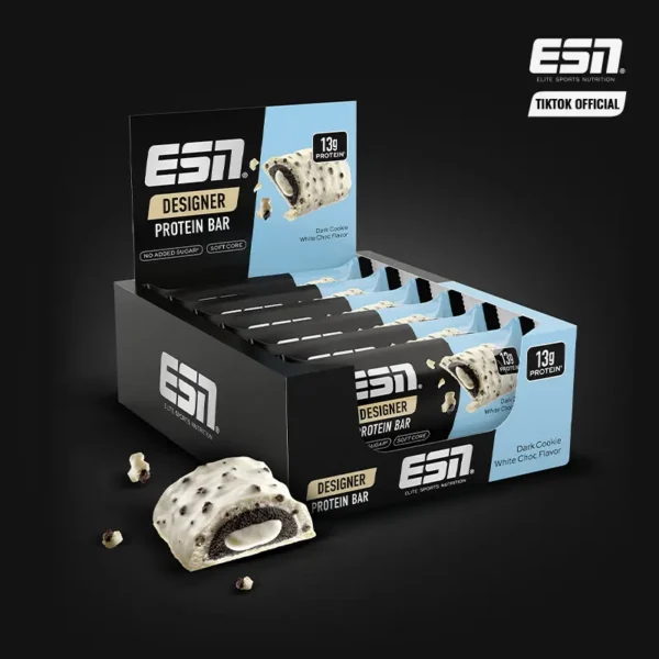 ESN Designer Bar Proteinriegel - Unser beliebtester Proteinriegel – ohne Zuckerzusatz, proteinreich, Low Carb Snack für Muskelaufbau & Diät - Image 5