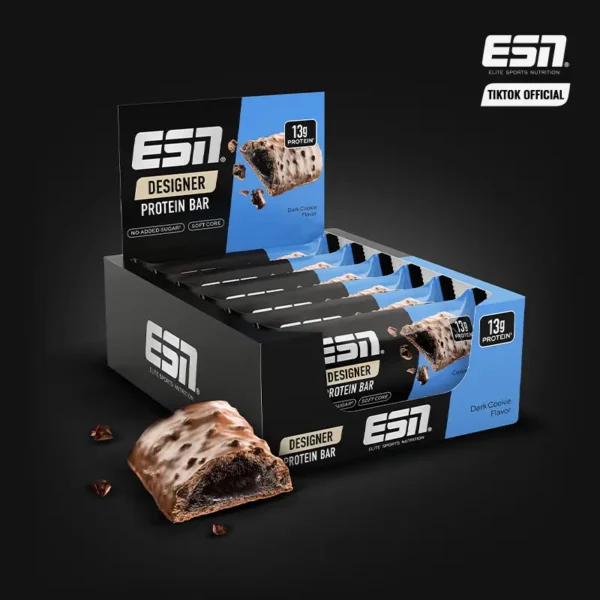 ESN Designer Bar Proteinriegel - Unser beliebtester Proteinriegel – ohne Zuckerzusatz, proteinreich, Low Carb Snack für Muskelaufbau & Diät - Image 7