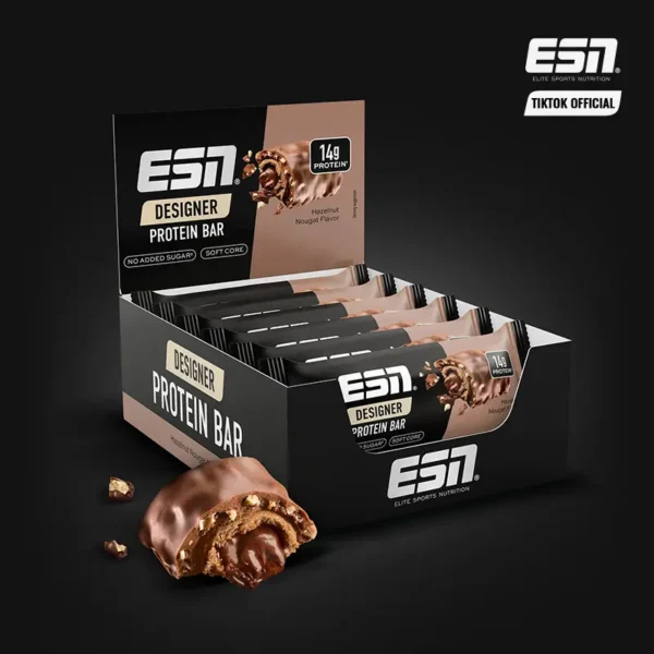 ESN Designer Bar Proteinriegel - Unser beliebtester Proteinriegel – ohne Zuckerzusatz, proteinreich, Low Carb Snack für Muskelaufbau & Diät - Image 3